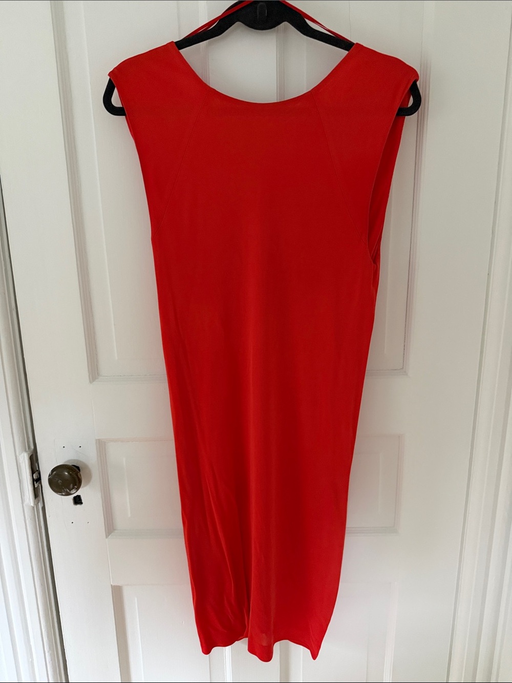 Alexander Wang Red Sleeveless Midi Column Dress